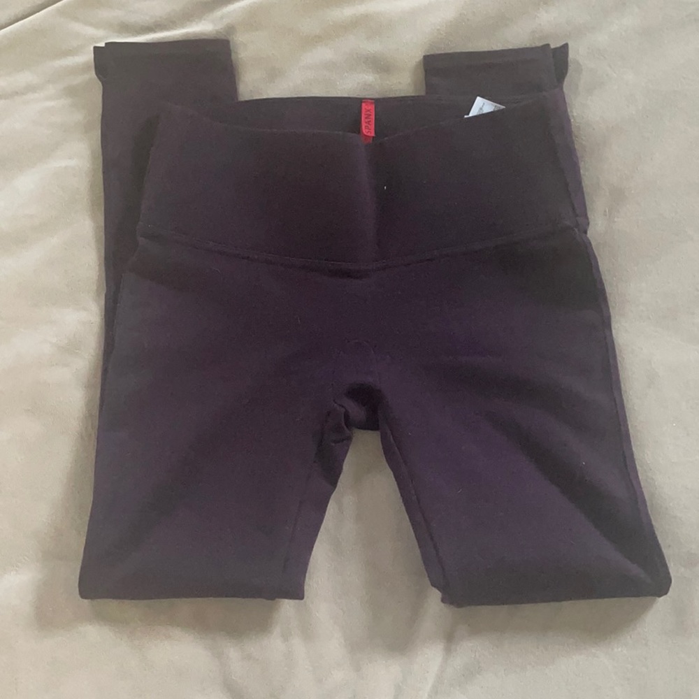 Spanx Ready To Wow Structured Legging Burgundy - image 1